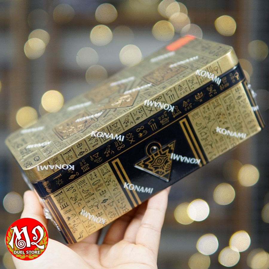 Hộp thẻ bài Yugioh Mega tin 2022 Tin Of The Pharaoh’s Gods Collection - Nhập khẩu Anh Quốc UK