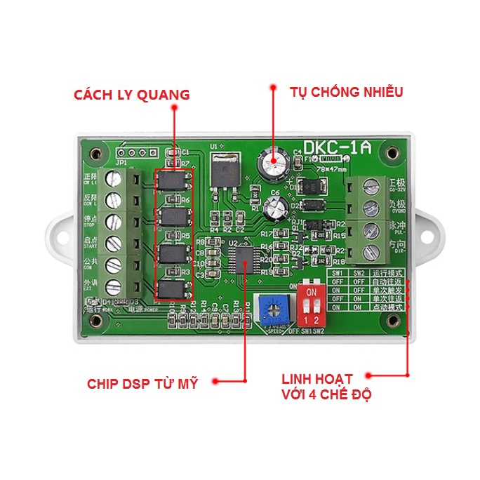 Bộ phát xung DKC-1A cho động cơ bước, Servo