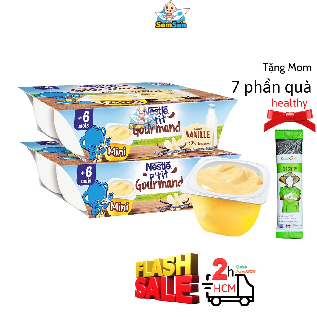 váng sữa Nestle 11/22 từ Pháp 6 hộp cho bé từ 6 tháng chính hãng