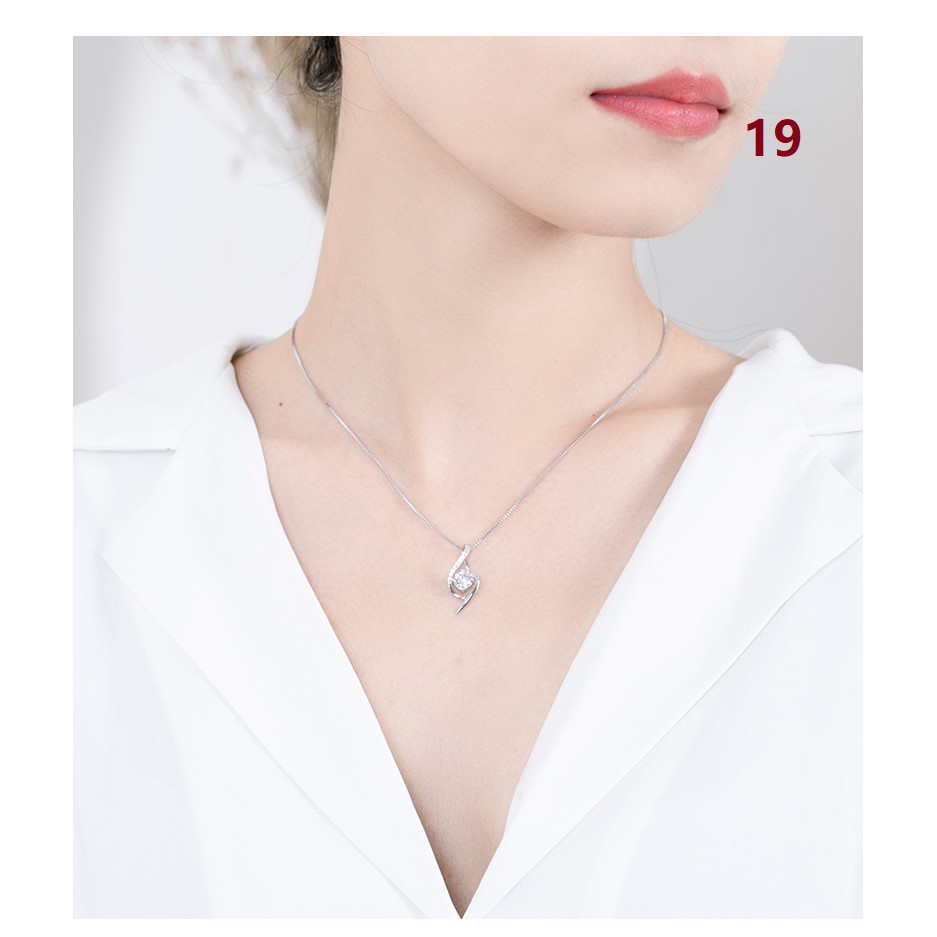 ( Có Sẵn) Dây chuyền bạc 925 phong cách - Hàng Quảng Châu(2)