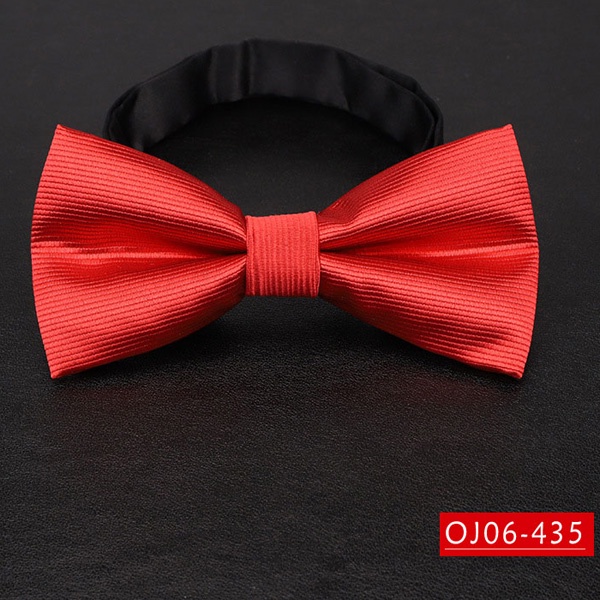 Nơ Bướm Sọc Cài Cổ Áo Cho Chú Rể 12cm * 6cm