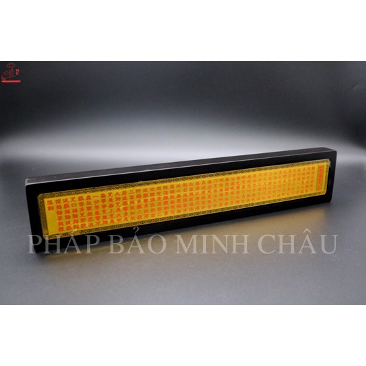 [PHÁP BẢO MINH CHÂU] BIỂN BÀY BÀN GỖ 32 x 6 (8 CÁT TƯỜNG - CHỮ PHẬT)