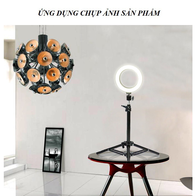 Đèn Livestream 3 in 1 Tích Hợp Giá Đỡ 2 Điện Thoại Có 3 Chế Độ Sáng, Kẹp Điện Thoại Quay Video Có Đèn Led 3 Màu LT01