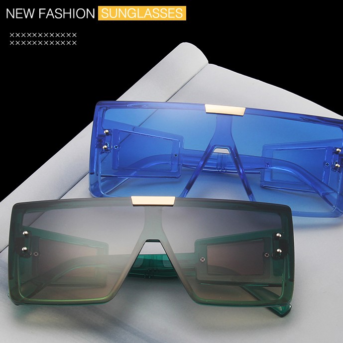 Kính mát nam nữ chống tia UV400 phong cách châu Âu