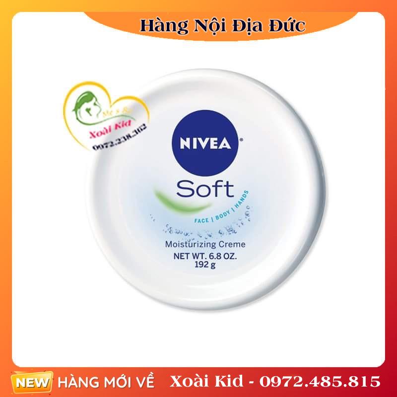 Kem dưỡng da Nivea Soft của Đức - Nội địa Đức Đủ Bill