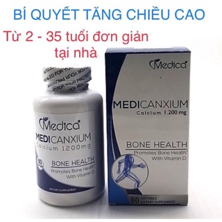 Medicanxium tăng chiều cao vượt trội hộp 60 viên nhập khẩu hoa kỳ