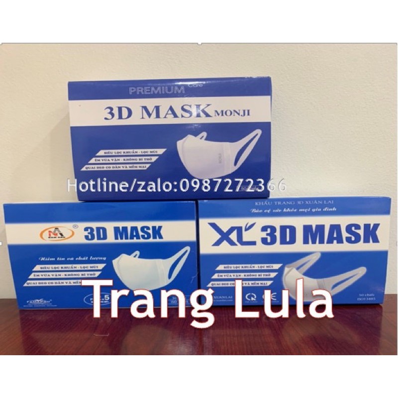 khẩu trang 3D MASK công nghệ Nhật Bản- hàng công ty chính hãng