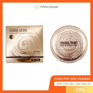 Phấn phủ nén Sivanna Natural and Delicate Beauty Powder HF689 20g