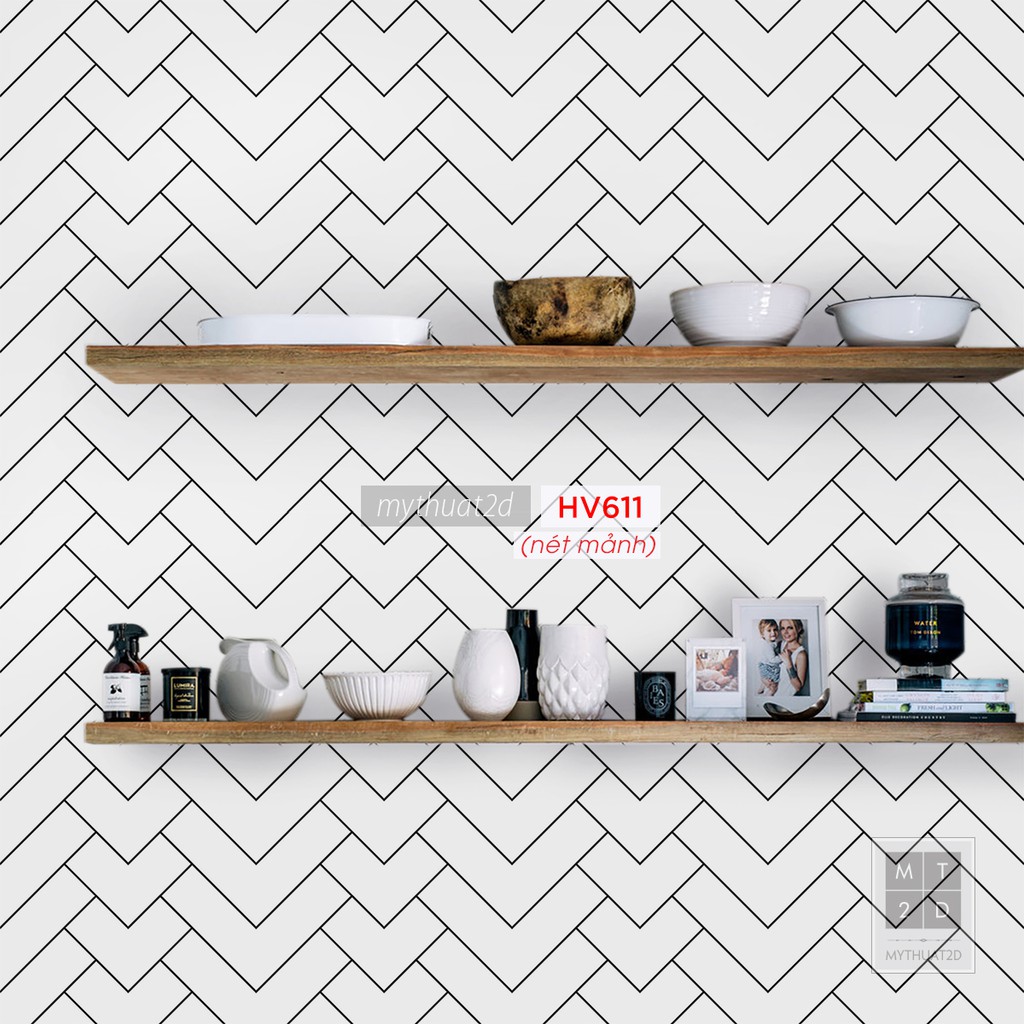 Decal gạch bông hoa văn hiện đại trang trí dán nhà tắm, dán bếp dán tường