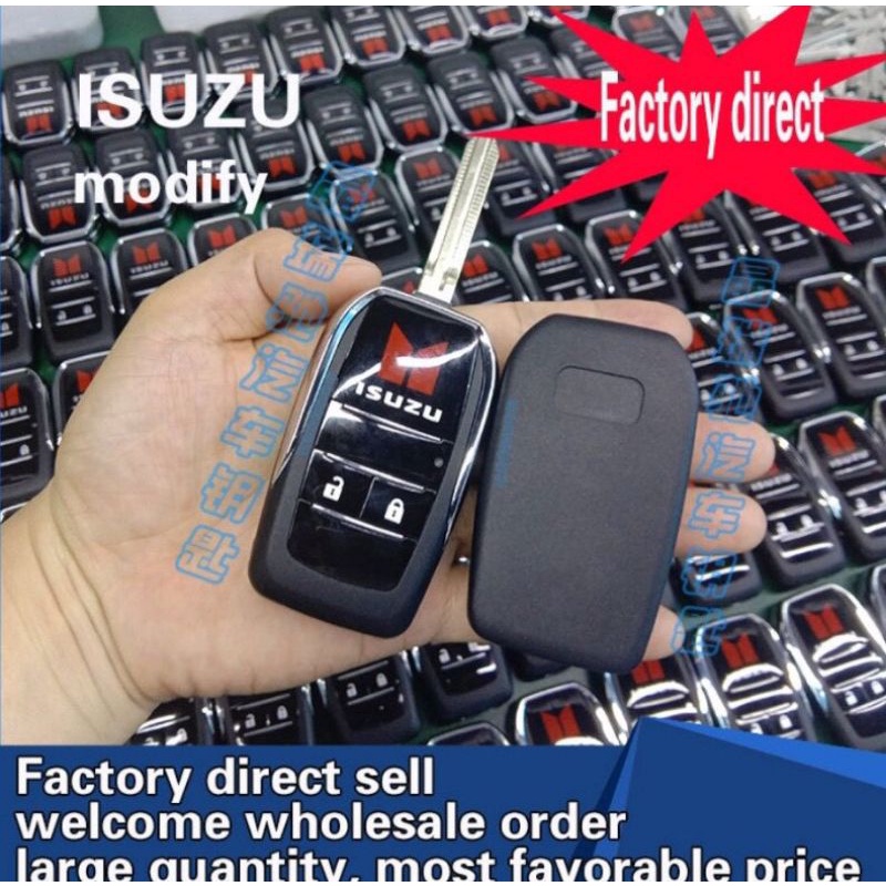 Vỏ độ gập chìa khoá xe ISUZU Dmax , Mux