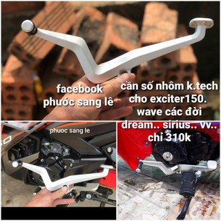 Cần số nhôm K.tech gắn đc wave . dream. sirius . ex150. future v.v