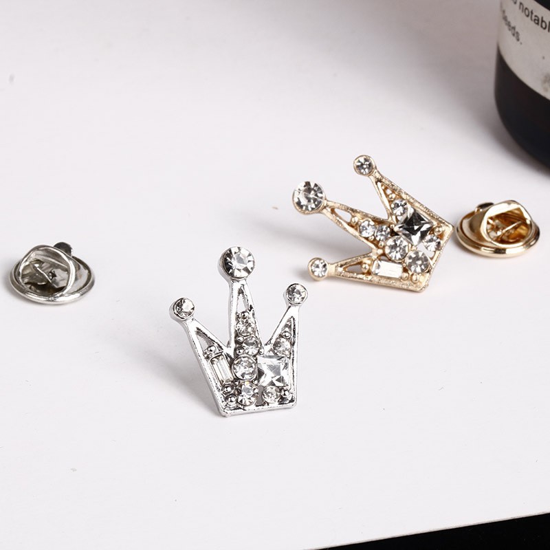 Cài Áo Vest Thời Trang Nam Nữ Hình Vương Miện Mini Siêu Dễ Thương