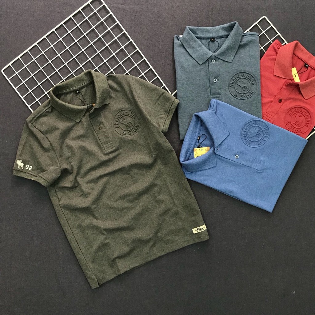 Áo thun nam logo nổi cao cấp- IW004