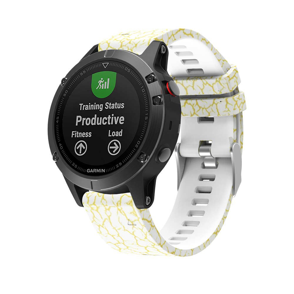 Dây đeo silicon in họa tiết trẻ trung thay thế cho đồng hồ thể thao Garmin Fenix 5 / for Garmin Fenix 6 / forerunner 935 945 /Garmin instinct