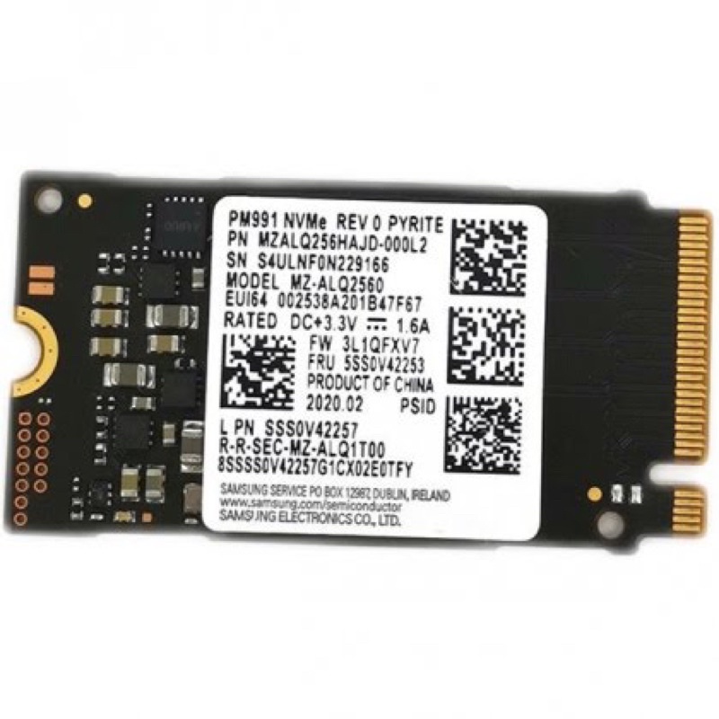 Ổ Cứng SSD Samsung PM991 256GB M2 2242 PCIe NVMe Gen 3×4