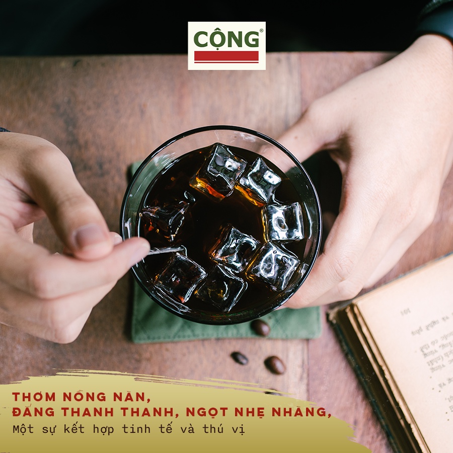 Cà phê bột rang xay 100% robusta hương vị đậm đà thơm ngon 500gr, 250gr Cộng Cà Phê