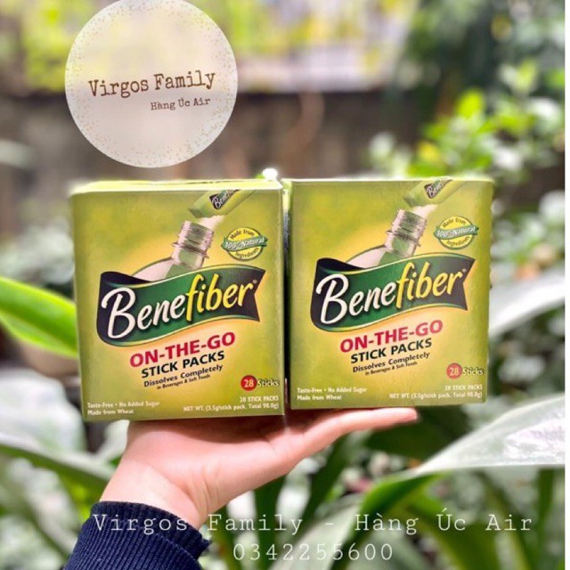 Bột Benefiber hộp 28 gói hỗ trợ tiêu hoá