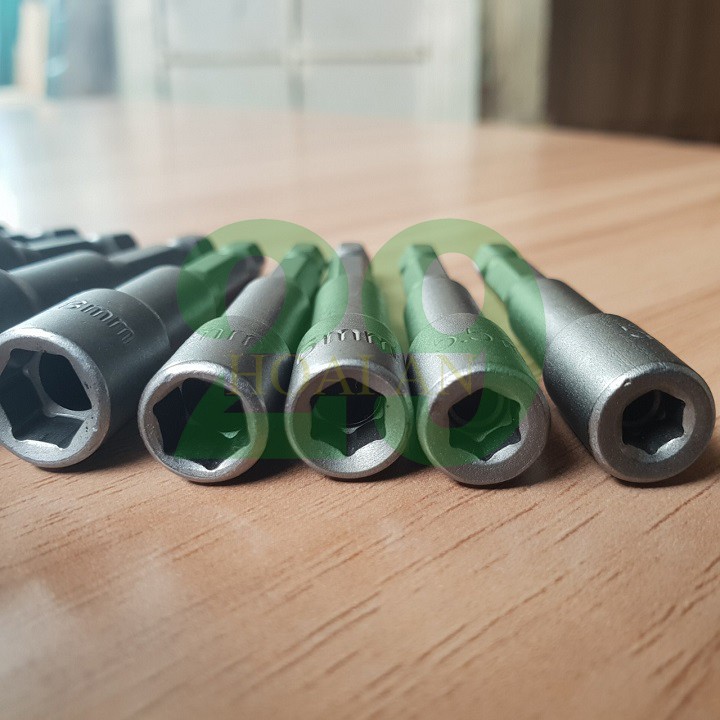 Đầu tuýp 5-14mm chuôi lục giác cho khoan dài 65mm Tặng Găng Tay Bảo Hộ