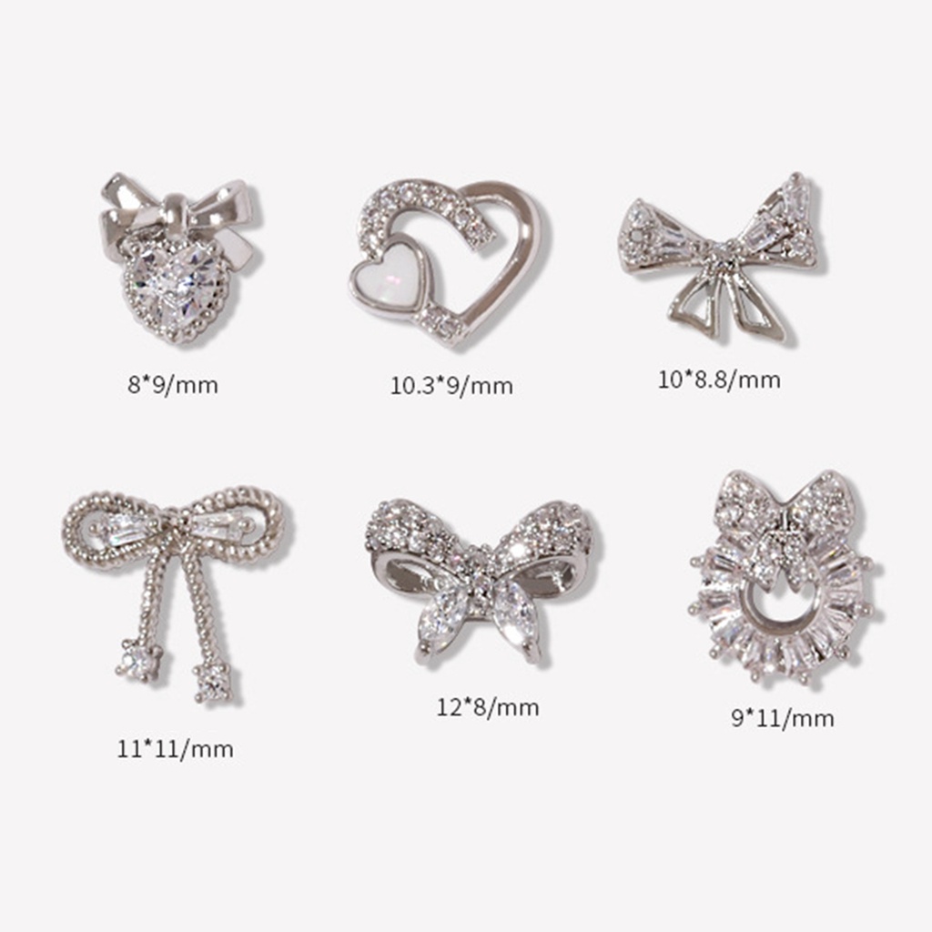 [Hàng mới về] Phụ kiện đá zircon đính trang trí móng tay nghệ thuật xinh đẹp đa năng tiện lợi dành cho phái đẹp