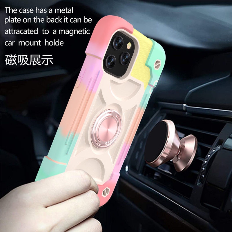 Hi CASE) Chống Sốc■Ốp Điện Thoại Silicon Dày Bảo Vệ Chống Rơi Cho IPhone12 11ProMax