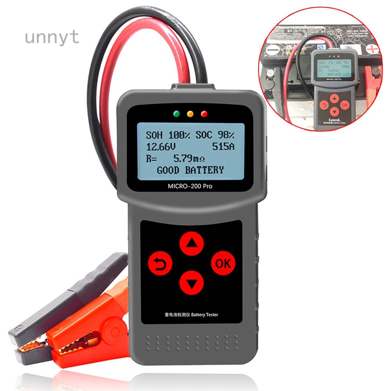 Dụng Cụ Kiểm Tra Pin Xe Hơi Unnyt Micro-200 Pro 12V