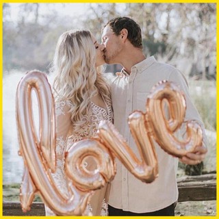 Bóng chữ love liền trang trí phòng cưới cỡ to