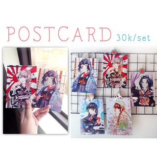 Set 5 postcard độc quyền Kimowa vẽ bởi Huyền | Little Memory