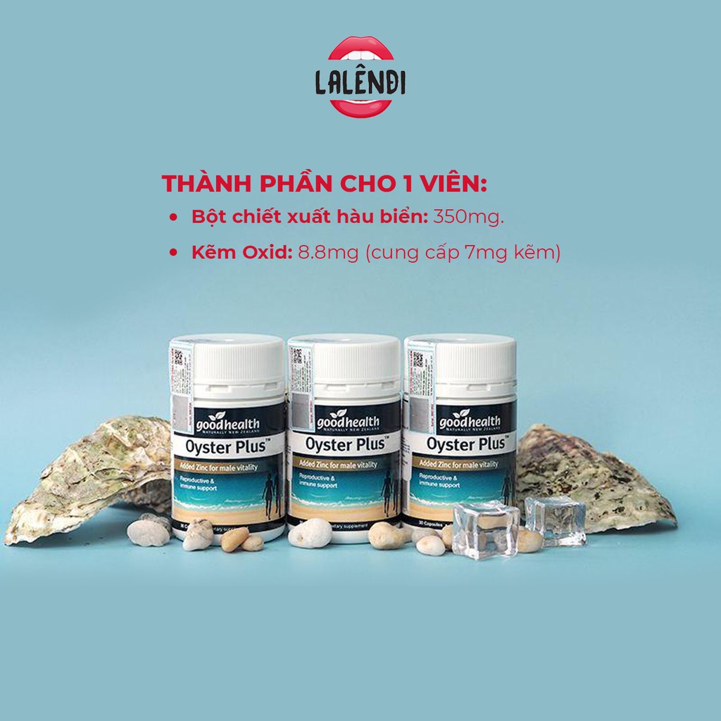 [Mã COS2701 giảm 8% đơn 250K] Tinh chất hàu New Zealand Good Health Oyster Plus tăng cường sinh lý nam giới (30 viên/lọ) | BigBuy360 - bigbuy360.vn