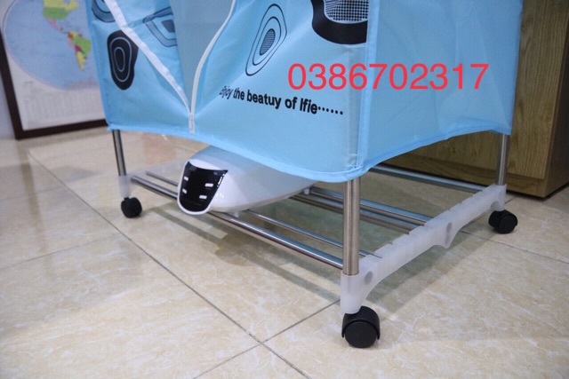 Tủ Sấy Quần Áo Cao Cấp SS Kèm Điều Khiển Từ Xa BH 12 Tháng