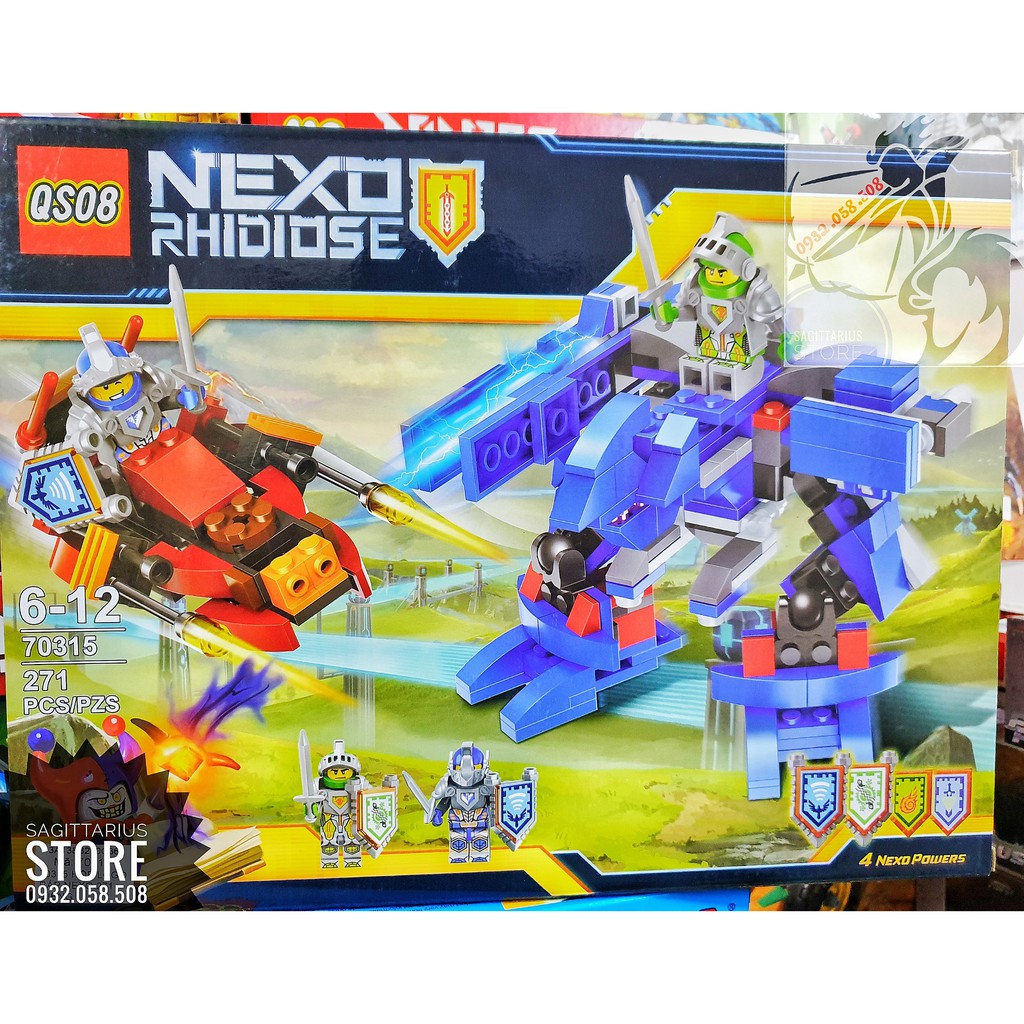 LEGO QS08-70315 Lắp Ráp Robot NEXO ( 271 Miếng )
