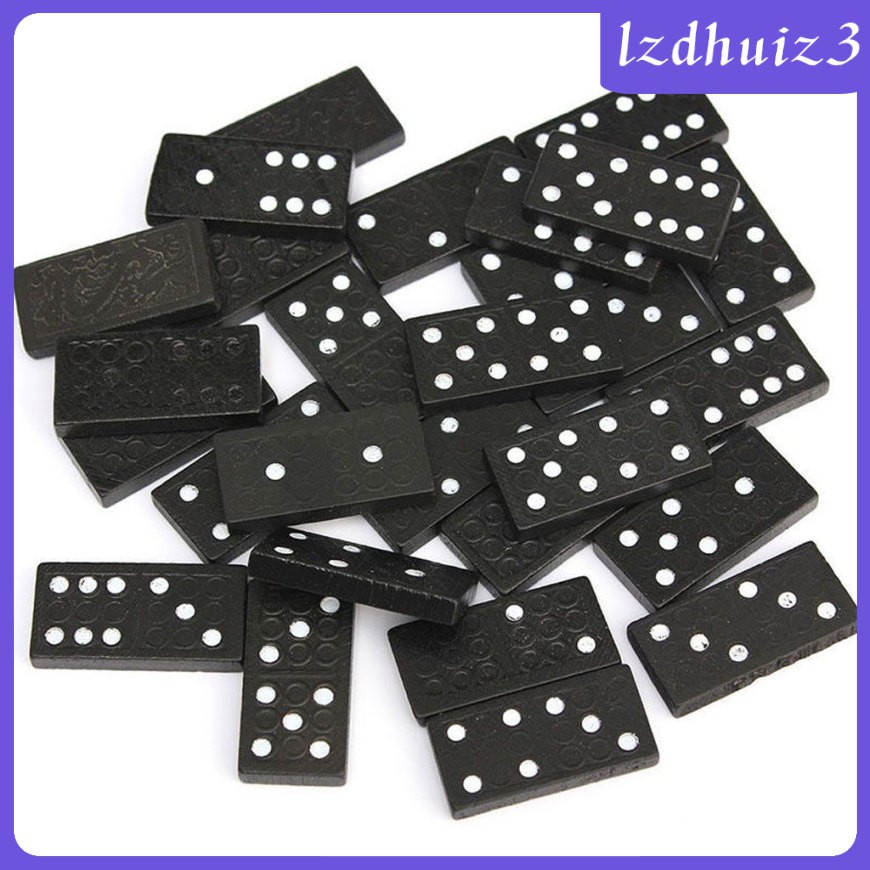 Hộp Gỗ Gồm 28 Quân Bài Domino Kèm Hộp Gỗ Truyền Thống