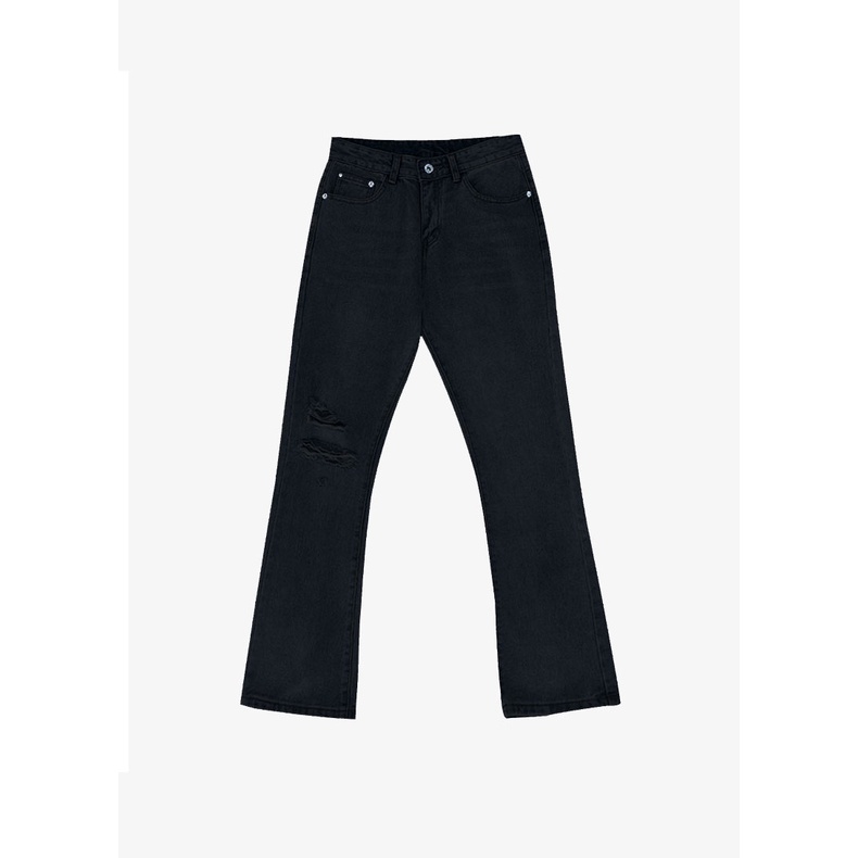 Quần Jean Rách Gối Ôngs Loe | Ripped Flared Jean | BigBuy360 - bigbuy360.vn