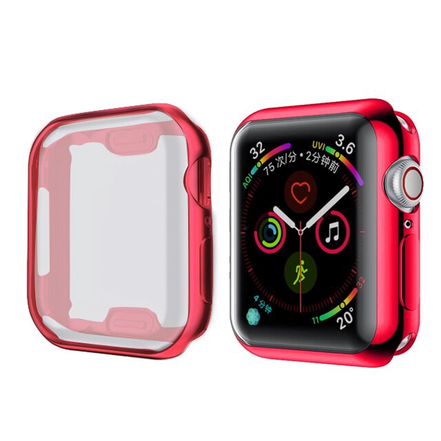 Ốp cao su bảo vệ màn hình cho đồng hồ thông minh Apple Watch 4 3 2 1 42mm 38m 40mm 44mm