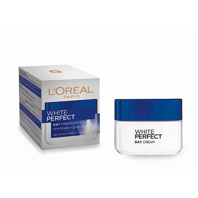 Kem Dưỡng Trắng Sáng L'Oreal White Perfect - Ngày SPF17 PA++ - Hộp xấu