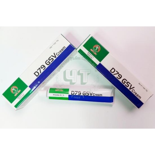 Kem giảm mụn đầu đen, đầu trắng D79 GSV cream 15g