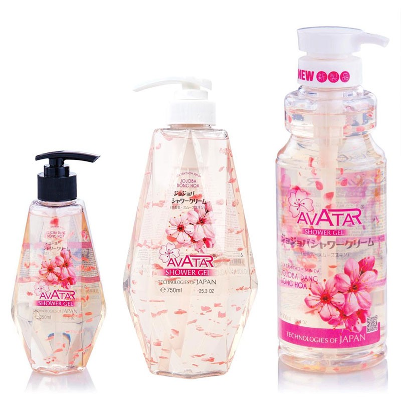 Sữa Tắm Thơm Mịn Da Nhật Bản Cánh Hoa Anh Đào JoJoBa AVATAR