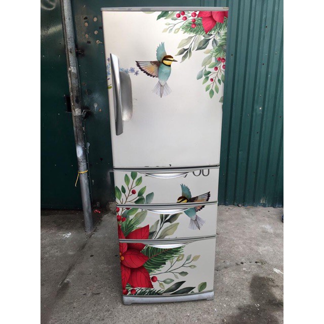 Decal dán tủ lạnh Nhật HUE DECOR chống nước, siêu bền