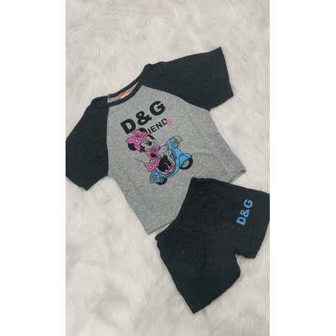 Bộ tay ngắn quần short thun cotton cho bé trai/ gái