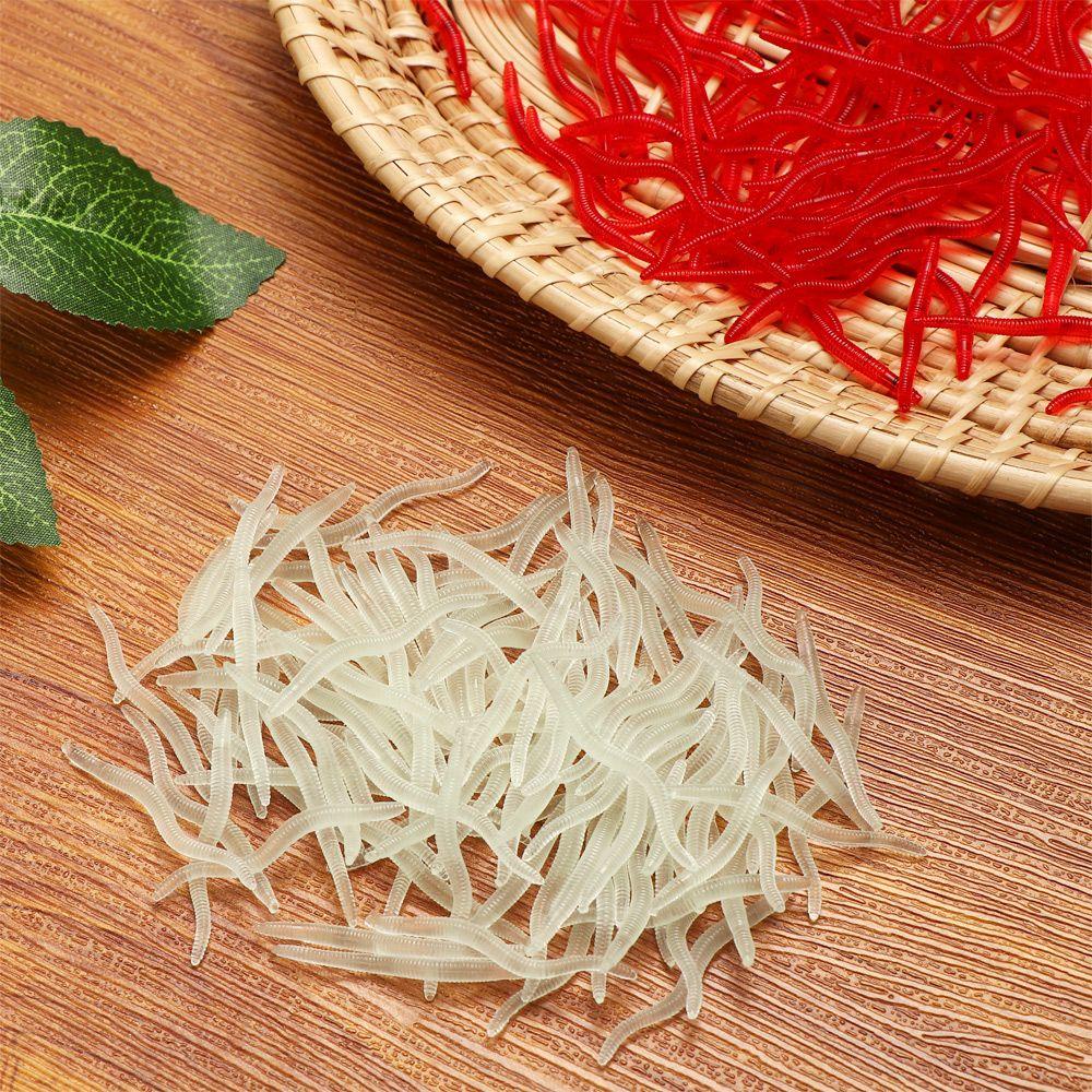 Set 50 / 100 Mồi Câu Cá Giả Bằng Silicone