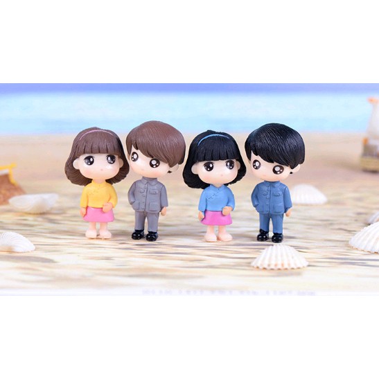 Cặp đôi chibi trang trí tiểu cảnh, stellariva