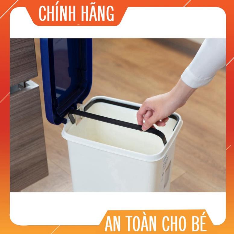 Thùng rác đạp chữ nhật Inochi 10L (tiêu chuẩn Nhật Bản)