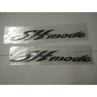 Bộ chữ nổi Sh Mode màu đen 2015 bóng hàng theo xe