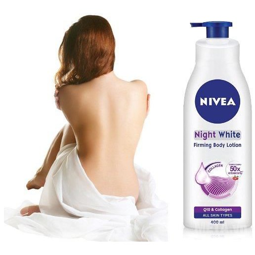 🌸🌸Sữa Dưỡng Thể Đêm Nive Extra White Night Nourish - 400ml