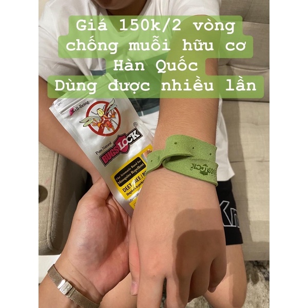 SET 2 VÒNG CHỐNG MUỖI HỮU CƠ- HÀN QUỐC