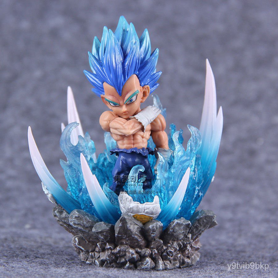 Dragon Ball GK Ultra Blue Vegeta LeaGue Màu Xanh Đậm Biến Hình Nổ Quần Áo WCF QPhiên Bản Có Thể Phát Ra Ánh Sáng Để Làm