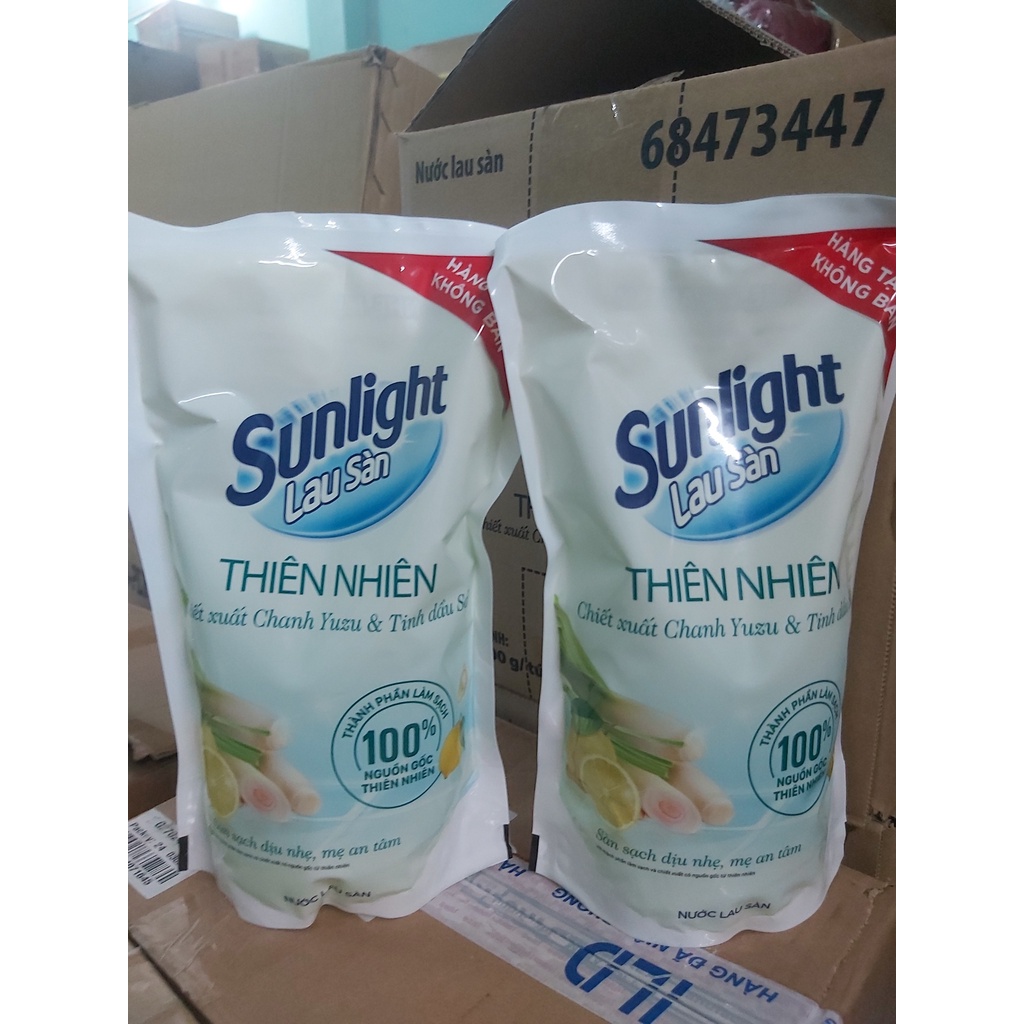 (700g) Nước lau sàn SUNLIGHT CHANH XẢ