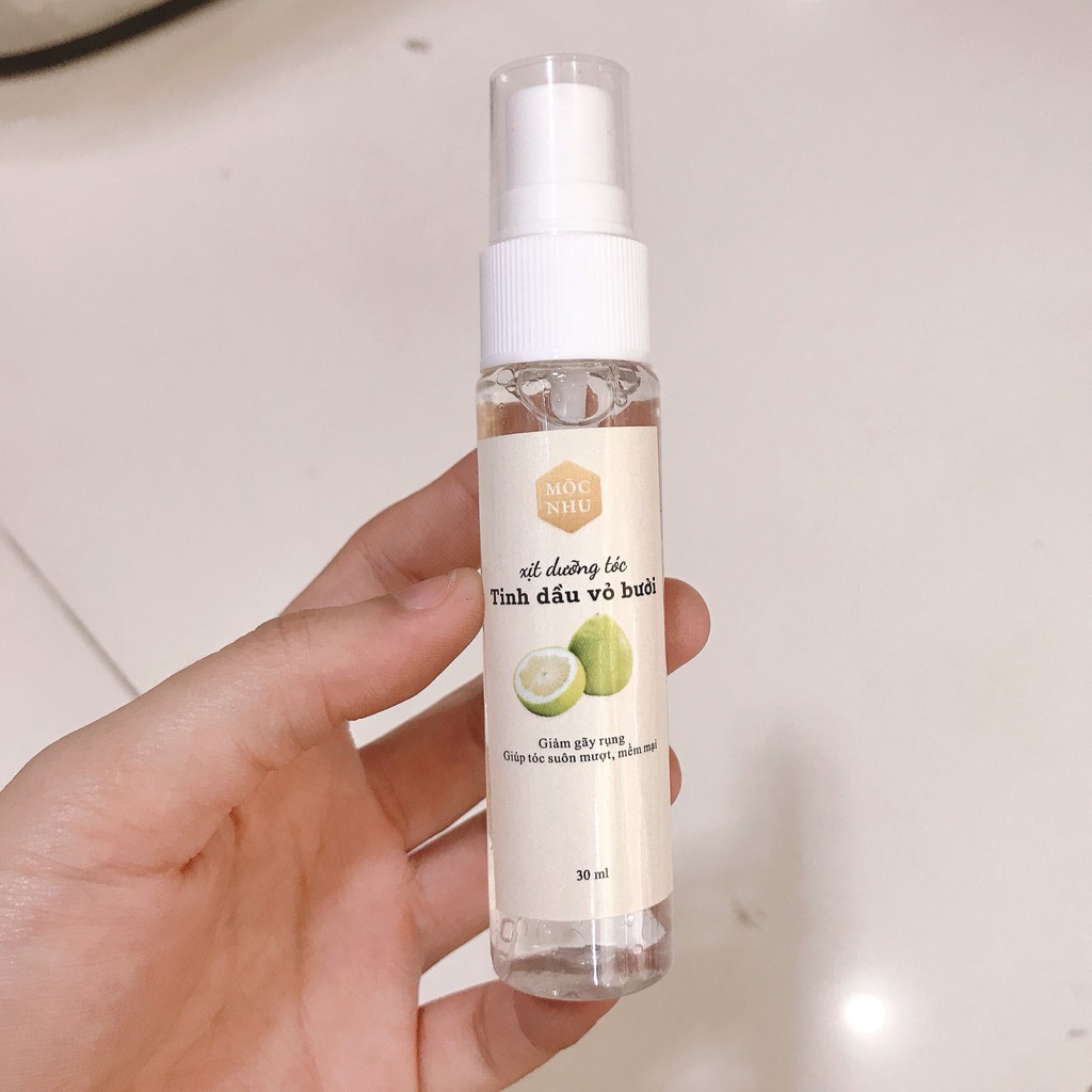 Xịt tinh dầu vỏ bưởi Mộc Nhu mini size 30ml