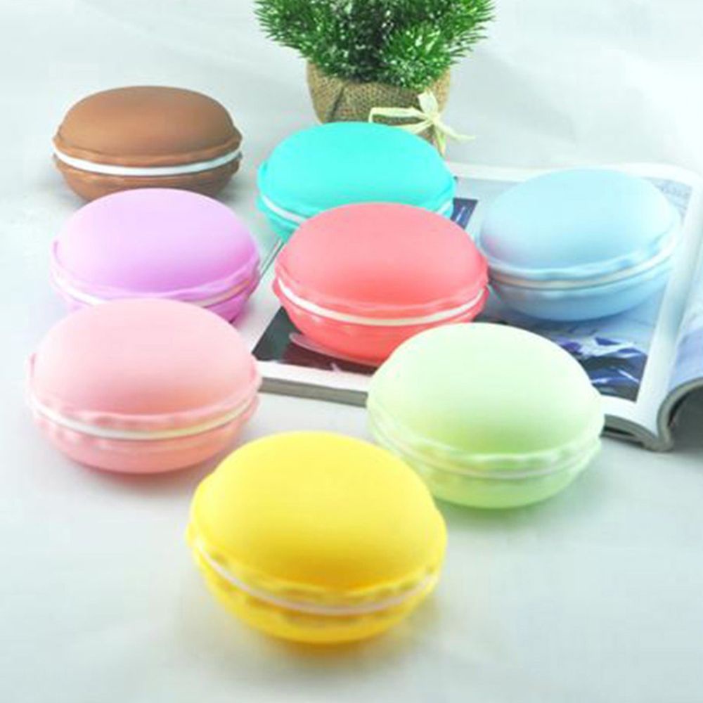 Hộp đựng đồ trang sức hình chiếc bánh macaron màu sắc kẹo ngọt đáng yêu