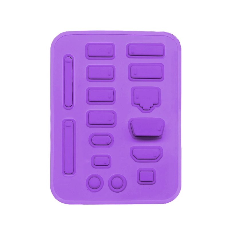 Bộ 16 Nút Bịt Chống Bụi Cho Cổng Sạc Tai Nghe Bằng silicone