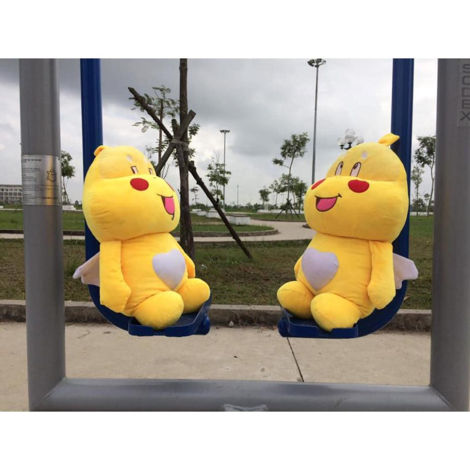 HÀNG ĐẸP-  Gấu Bông - Gối Ôm Thú Nhồi Bông Khủng Long Ong Vàng Qoobee Các Size 40cm-1m  toy.garden